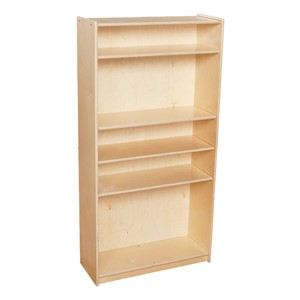 Wooden Bookcase w/ Five Shelves (30" W x 12" D x 60" H)