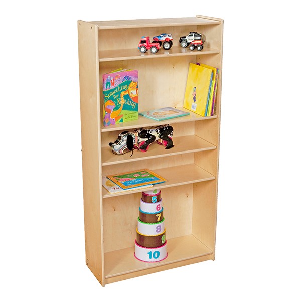 Wooden Bookcase w/ Five Shelves (30" W x 12" D x 60" H)