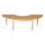 Half Circle High-Pressure Laminate Table - 16" Height