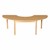 Half Circle High-Pressure Laminate Table - 18" Height
