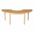Half Circle High-Pressure Laminate Table - 22" Height