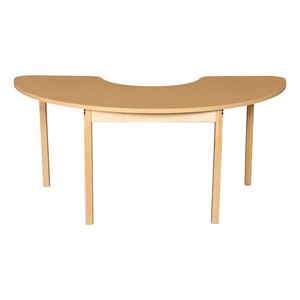 Half Circle High-Pressure Laminate Table - 26" Height
