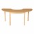 Half Circle High-Pressure Laminate Table - 26" Height