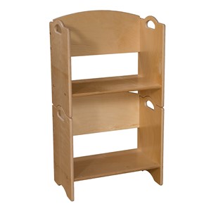 Stackable Bookshelf - Two units shown stacked