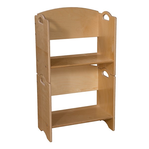 Stackable Bookshelf - Two units shown stacked