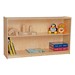 Mobile Adjustable Bookcase w/ Two Shelves
