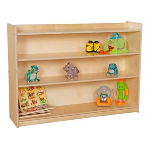 Mobile Adjustable Bookcase w/ Lip