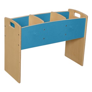 Blue Bookwell - Assembled