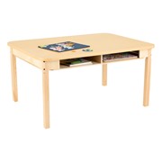 Preschool Standing Activity Table w/ Four Book Boxes