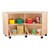 Concave Mobile Storage Shelving 36" H - Unassembled