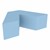 Foam Soft Seating - V-Shape (12" H) - Faded Denim