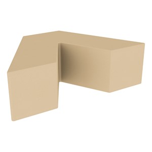 Foam Soft Seating - V-Shape (12" H) - Sand