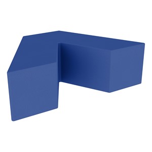 Foam Soft Seating - V Shape (12" H) - Blue