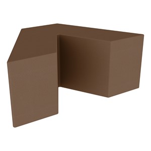 Foam Soft Seating - V Shape (16" H) - Chocolate