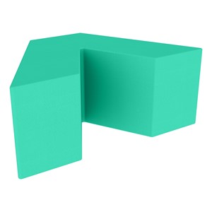 Foam Soft Seating - V Shape (16" H) - Emerald