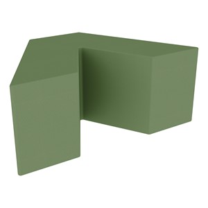 Foam Soft Seating - V Shape (16" H) - Hunter Green