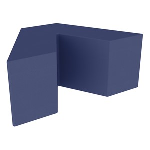 Foam Soft Seating - V Shape (16" H) - Navy