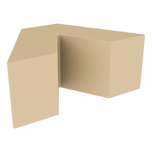 Foam Soft Seating - V Shape (16" H) - Sand