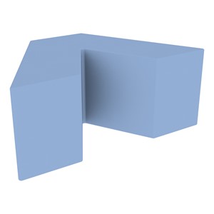 Foam Soft Seating - V Shape (16" H) - Powder Blue
