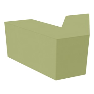 Foam Soft Seating - V-Shape (16" H) - Fern Green