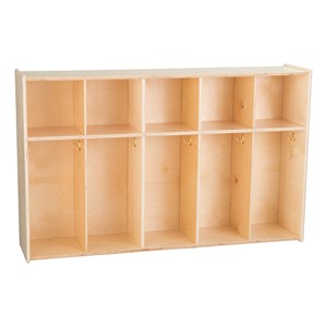 Preschool Five-Section Locker