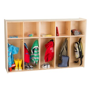 Preschool Five-Section Locker