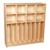 Wooden Eight-Section Locker Unit