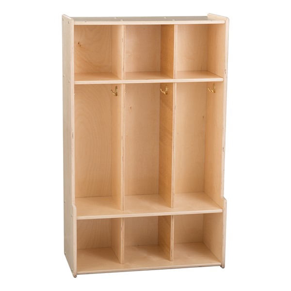Three-Section Classroom Seat Locker
