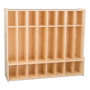 Eight-Section Classroom Seat Locker - Unassembled