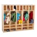 Wooden Locker and Communication Center