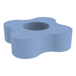 Foam Soft Seating - Four Point Gear (12" H) - Powder Blue