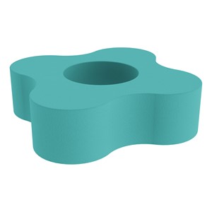 Foam Soft Seating - Four Point Gear (12" H) - Turquoise