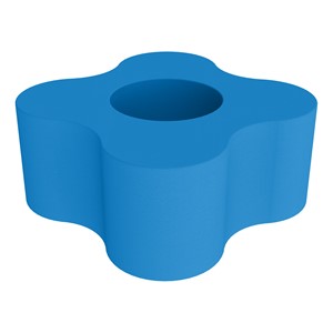 Foam Soft Seating - Four Point Gear (16" H) - French Blue