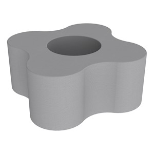 Foam Soft Seating - Four Point Gear (16" H) - Gray