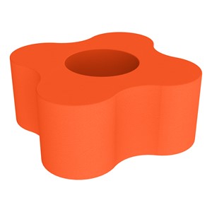 Foam Soft Seating - Four Point Gear (16" H) - Orange