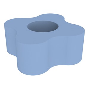 Foam Soft Seating - Four Point Gear (16" H) - Powder Blue