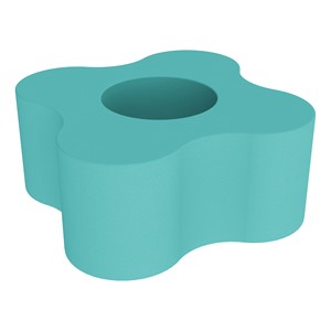 Foam Soft Seating Four Point Gear (16" H) - Turquoise