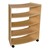 Curved Mobile Shelving (36" H) - Unassembled