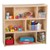 Wooden Storage Cabinet w/ Eight Shelves