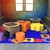 Multi-Purpose Round Kids Play Table w/ Storage