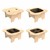 Multi-Purpose Gear Kids Play Table w/ Storage