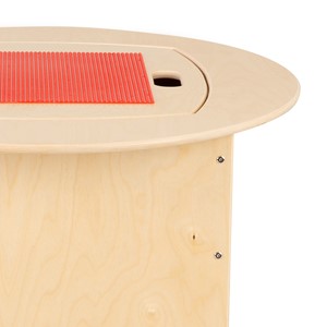 Multi-Purpose Round Kids Play Table w/ Storage