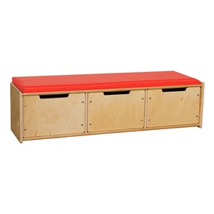 Reading Bench - Assembled w/ Three Drawers | School Outfitters
