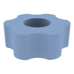 Foam Soft Seating - Six Point Gear (16" H) - French Blue