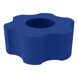 Foam Soft Seating - Six Point Gear (16" H) - Blue