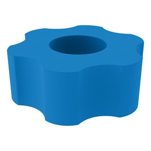 Foam Soft Seating - Six Point Gear (16" H) - French Blue