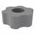 Foam Soft Seating - Six Point Gear (16" H) - Gray