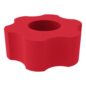 Foam Soft Seating - Six Point Gear (16" H) - Red