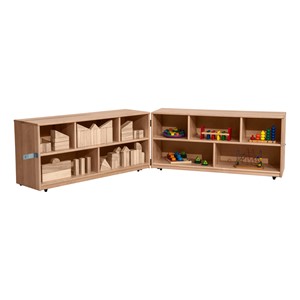 Maple Folding Storage Unit - 24" H