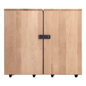Maple Folding Storage Unit - Side